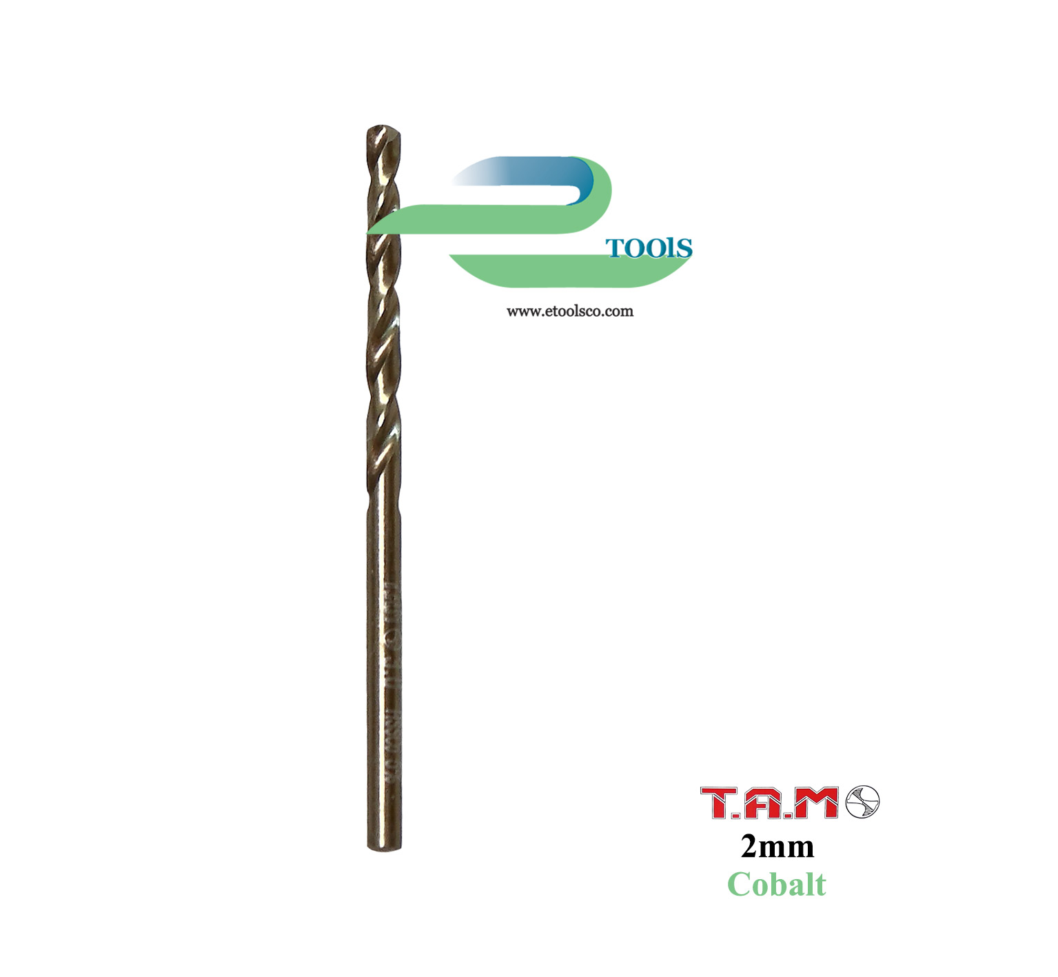 مته آهن کبالت 2 میلیمتر تام